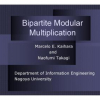 Bipartite Modular Multiplication