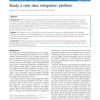 Booly: a new data integration platform