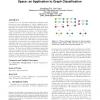 Boosting with structure information in the functional space: an application to graph classification