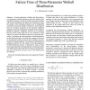 Bootstrap Confidence Interval for the Median Failure Time of Three-Parameter Weibull Distribution