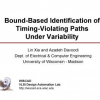 Bound-based identification of timing-violating paths under variability