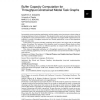Buffer capacity computation for throughput-constrained modal task graphs