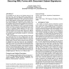Bulletproof business process automation: securing XML forms with document subset signatures