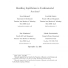 Bundling Equilibrium in Combinatorial auctions