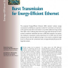 Burst Transmission for Energy-Efficient Ethernet