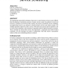 Business Service Scheduling