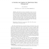 Calculus and Algebra for Distributed Data Management