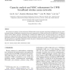 Capacity analysis and MAC enhancement for UWB broadband wireless access networks