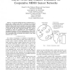 Carrier Offset and Channel Estimation for Cooperative MIMO Sensor Networks