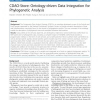 CDAO-Store: Ontology-driven Data Integration for Phylogenetic Analysis