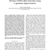 Cell Site Power Characterization for Multi-rate Wireless CDMA Data Networks Using Lognormal Approximation
