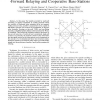 Cellular Systems with Full-Duplex Amplify-and-Forward Relaying and Cooperative Base-Stations