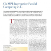 Ch MPI: Interpretive Parallel Computing in C