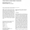 Channel Models for Medical Implant Communication