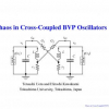 Chaos in cross-coupled BVP oscillators
