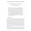 Characterising Concept's Properties in Ontologies