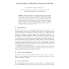Characteristics of Runtime Program Evolution