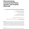 Characterizing 3-connected planar graphs and graphic matroids