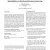 Chart-parsing techniques and the prediction of valid editing moves in structured document authoring