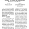 Checking Architectural and Implementation Constraints for Domain-Specific Component Frameworks Using Models