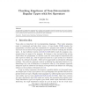 Checking Emptiness of Non-Deterministic Regular Types with Set Operators