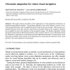 Chromatic adaptation for robust visual navigation
