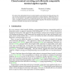 Closed nominal rewriting and efficiently computable nominal algebra equality