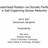 ClusterHead Rotation via Domatic Partition in Self-Organizing Sensor Networks