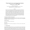 Clustering for Text and Image-Based Photo Retrieval at CLEF 2009