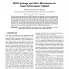 CMOS Leakage and Glitch Minimization for Power-Performance Tradeoff
