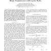 Co-Channel Interference Cancellation for Downlink Block Transmission with Cyclic Prefix