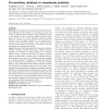 Co-evolving residues in membrane proteins