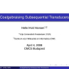 Coalgebraising Subsequential Transducers