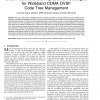 Code Placement and Replacement Strategies for Wideband CDMA OVSF Code Tree Management