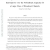 Coding Schemes With Rate-Limited Feedback That Improve Over the No Feedback Capacity for a Large Class of Broadcast Channels