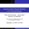 Cognitive-Agent-Based Modeling of a Financial Market