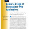 Cohesive Design of Personalized Web Applications