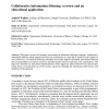 Collaborative Information Filtering: A Review and an Educational Application