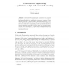 Collaborative Programming: Applications of Logic and Automated Reasoning