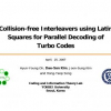 Collision-Free Interleavers Using Latin Squares for Parallel Decoding of Turbo Codes