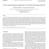 Color image histogram equalization by absolute discounting back-off