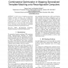 Combinatorial Optimization in Mapping Generalized Template Matching onto Reconfigurable Computers