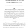 Combining Beamforming and Space-Time Coding Using Quantized Feedback