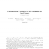 Communication Complexity of Key Agreement on Small Ranges