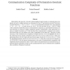 Communication Complexity of Permutation-Invariant Functions