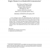 Communication in Domains with Unreliable, Single-Channel, Low-Bandwidth Communication