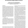 Communication speed selection for embedded systems with networked voltage-scalable processors