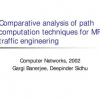 Comparative analysis of path computation techniques for MPLS traffic engineering