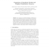 Comparison of Log-linear Models and Weighted Dissimilarity Measures
