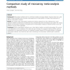 Comparison study of microarray meta-analysis methods